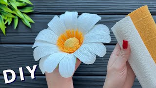 Amazing! Easy Crepe Paper Flower How to Make Paper Flower DIY Paper Craft