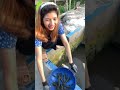 DOMINIQUE MENANGKAP LOBSTER KEPITING HIDUP” GALAK MAU GIGIT #viralvideo #modelcilik #viraltiktok