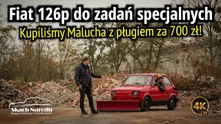 Fiat 126p do zadań specjalnych - Kupiliśmy Malucha z pługiem za 700 zł! // Muzeum SKARB NARODU