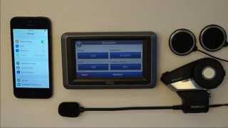 Sena 20S How To Video (GPS Pairing for GPS and Mobile Phone Paired Directly to GPS)