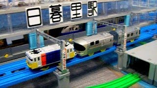 Plarail Nippori Station and Keisei Skyliner