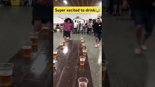 Super excited to drink prank😂#shorts #funny #prank