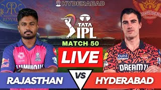 IPL 2024 Live RR vs SRH Match | IPL Live Score Commentary | Rajasthan vs Hyderabad Live Match Score