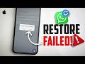 WhatsApp Chat Backup Not Restoring? | Fix WhatsApp Could Not Restore Chat History iPhone