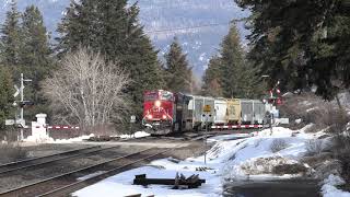 Skeena Pacific #1902  Canadian Pacific Train #303 Westbound,  Squilax, BC   2023 03 09