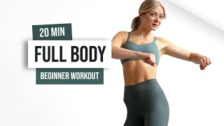 20 MIN NO JUMPING Full Body HIIT - Beginner Low Impact, Home Workout