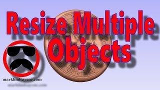 Resizing Multiple Objects - Part 42 - Vectric For Absolute Beginners