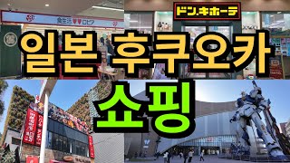 일본 후쿠오카 쇼핑 몰아보기 (캐널시티,돈키호테,로피아,라라포트,이온몰)