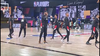 Courtside Views: Game 1 Between Blazers-Lakers Will Be One To Remember