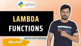 Python Tutorials For Beginners in Telugu - Tutorial 12 | Lambda Functions in Python