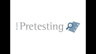 Pretesting @GESIS (english version)