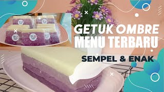 PADAHAL HANYA BERBAHAN SINGKONG HASILNYA BISA SECANTIK INI , GETUK OMBRE , ENAK DAN LEMBUT