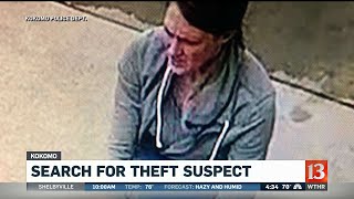 Kokomo police search for theft suspect