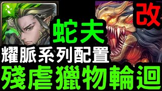 【神魔之塔】耀脈星芒組法！「蛇夫座」零石通關！「20層輪迴」殘虐獵物改【殘暴兇戾‧本耶普】【鮭魚卵】