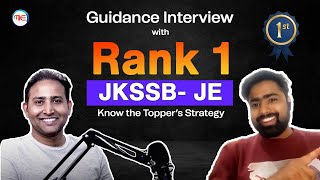 JKSSB JE Guidance Session with Sumeet Gupta Rank- 1 | JKSSB JE Recruitment 2022