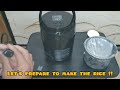 i introduce a yamazen rice cooker and make the rice