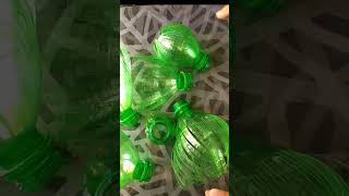 Christmas tree making from plastic bottle