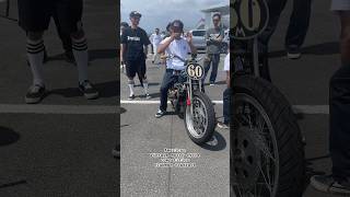 【Harley-Davidson】Japanese amateur vintage race organization AVCC! in the warm-up area #45power