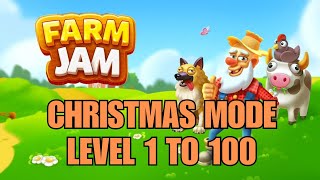 FARM JAM CHRISTMAS MODE LEVEL 1 to 100 SOLVED!