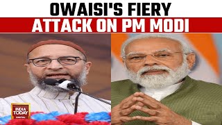 Owaisi Charges at PM Modi, Accuses of Abusing Muslims | Lok Sabha Election