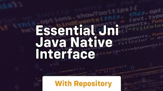 essential jni java native interface