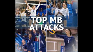 MRU Womens Volleyball | Top Middle Kills 2020