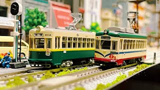 土佐電鉄、山陽電気軌道800形 路面電車 TomyTec 鉄道コレクション Tram Model