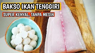 CARA BIKIN BAKSO IKAN TENGGIRI SUPER KENYAL | RESEP