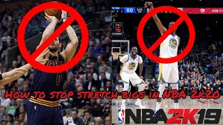 How's stretch big can be stopped in NBA 2K20!!!