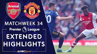 Arsenal v. Manchester United | PREMIER LEAGUE HIGHLIGHTS | 4/23/2022 | NBC Sports