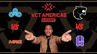 Cloud9 vs NRG \u0026 Furia vs 2Game | VCT Americas Kickoff Co-Stream