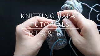 Knitting Expat Tutorials - How to Knit the Raised Twist Right and Raise Twist Left Stitches