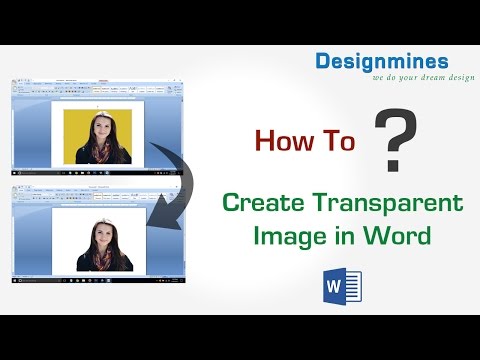 How to Create Transparent Image in Word How to Create Transparent Image in Word