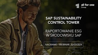 SAP Sustainability Control Tower - raportowanie ESG w środowisku SAP