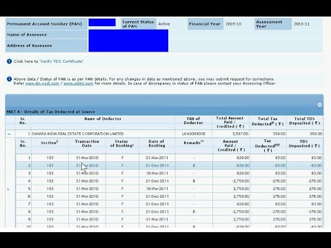 How to Check TDS Status Online How to Check TDS Status Online