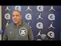 georgetown media availability ed cooley uconn 1 9 2025