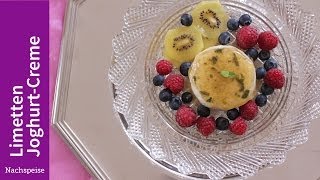 Rezept - Limetten-Joghurtcreme - Ostermenü (Red Kitchen - Folge 270.3)