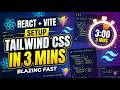 How to setup tailwind in react/vite app