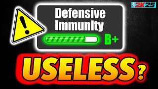 Defensive Immunity is USELESS on NBA 2K25?