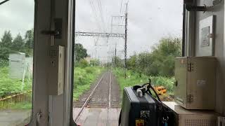 [前面展望]近鉄生駒線元山上口駅から平群駅