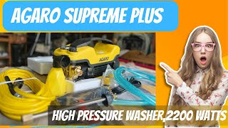 Agaro High Pressure Washer Unboxing and Testing