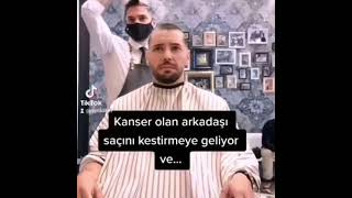 Kanser olan arkadaşı için bakın ne yaptı..!!!