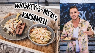 WHISKYS-MÉZES kacsamell almás-zelleres coleslaw-val 🥃🍯