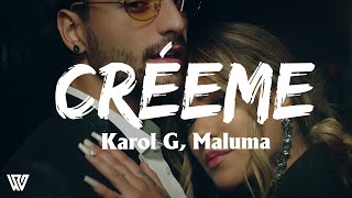 Karol G, Maluma - Créeme (Letra/Lyrics)