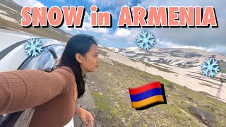 SOLO TRIP TO ARMENIA | PART 4 | SNOW EXPERIENCE #armenia  #snowinarmenia #solotrip #armeniatravel