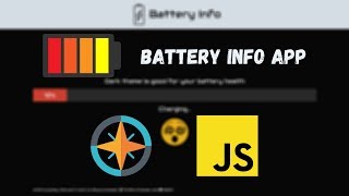 🔋 Build a Battery Info app with JavaScript and Navigator API