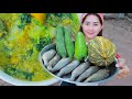 Amazing Pounded Fish Soup Glass Noodle Cooking - Healthy Soup - Cooking With Sros