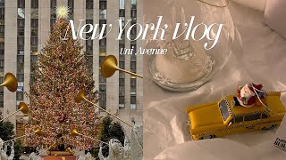 NY vlog. Advent Calendar. Rockefeller Center Christmas Tree🎄Lunch in Brooklyn. Making Carrot Cake