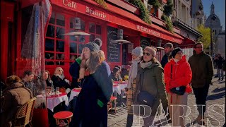 🇫🇷[PARIS 4K] WALK IN PARIS "BEAUTIFUL SUNSHINE IN MONTMARTRE" (EDITED VERSION) 13/APR/2022