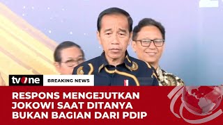 Bukan Bagian dari PDIP, Ini Jawaban Singkat Jokowi | Breaking News tvOne